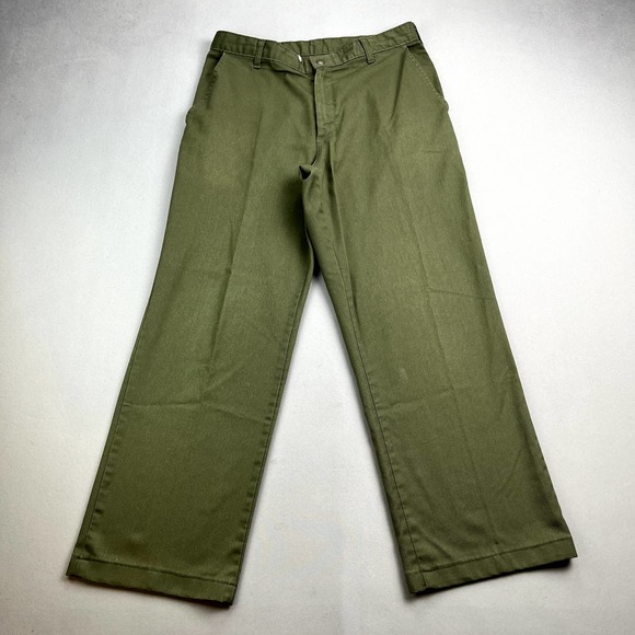 Boy Scouts Of America Pants Vintage Boy Scout Pants Mens 33 Olive